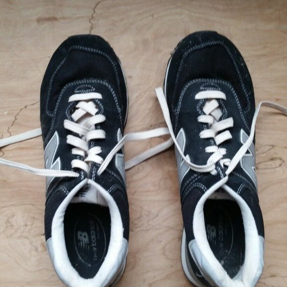 new balance 574 black mens size 11 1990s 2000s era Steve Jobs Cherdleys Dad shoe main image 9